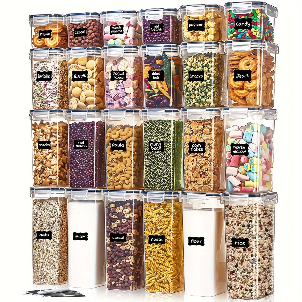 Kitchen Appliances Garage - 24 ชิ้น กล่องเก็บอาหาร 12 กล่อง 12