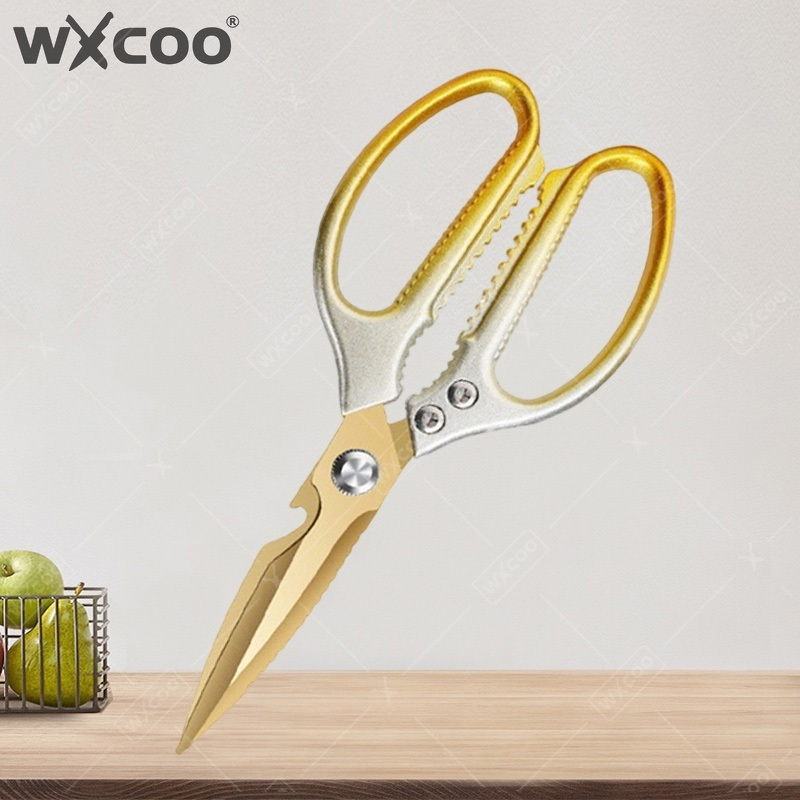 Kitchen Appliances For Cooking - WXCOO กรรไกรครัวสแตนเลสอเนกประสงค์ เครื่องมือตัดสำหรับใช้ในครัวเรือน สำหรับตัดกระดูกไก่ ขอดเกล็ดปลา ทำอาหาร