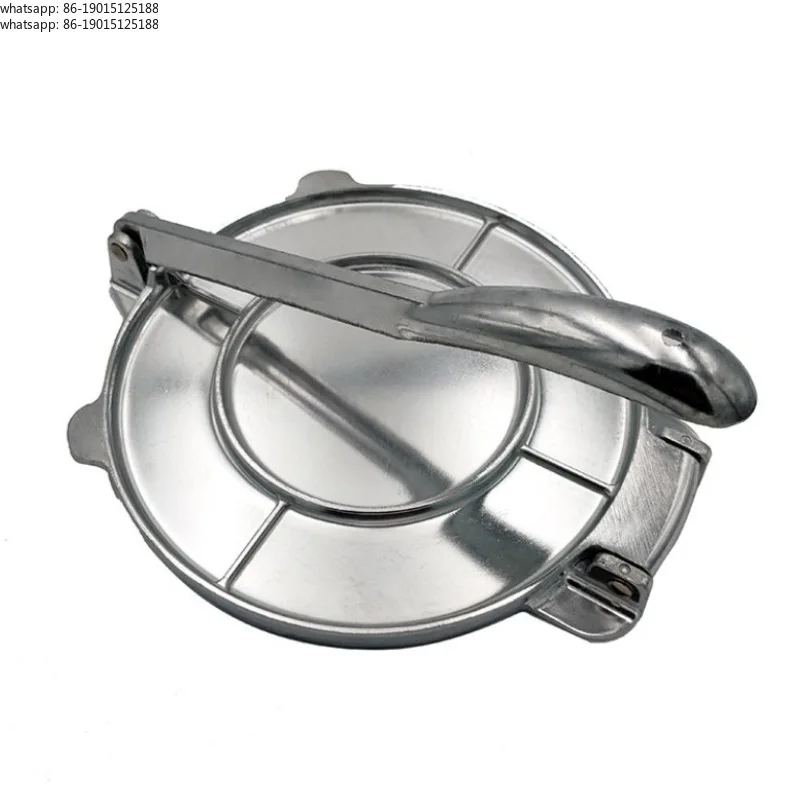 Tortilla Press Cast - เครื่องกดแป้งตอร์ติญ่าแบบใช้มือ ทำจากอลูมิเนียมอัลลอย สำหรับทำขนมปังเม็กซิกันแบบโฮมเมด เครื่องกดแป้งแบบเหล็กหล่อ