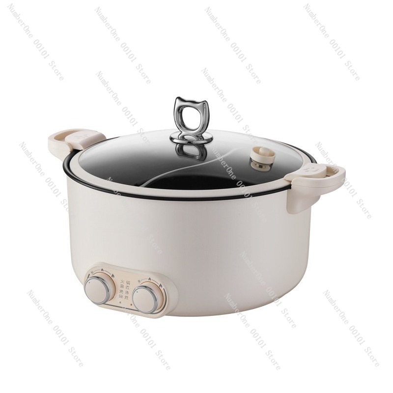 หม้อไฟฟ้าสองช่องขนาด 6 ลิตร 8  - Kitchen Appliances Home บทวิจารณ์และราคา