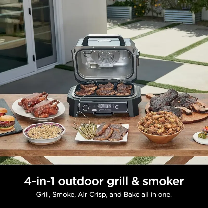 เตาปิ้งย่างและรมควัน Woodfire  - Electric Smoker Bbq บทวิจารณ์และราคา