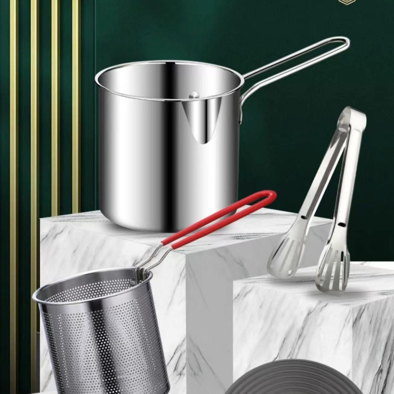 หม้อทอดสแตนเลส 304 พร้อมตะกร้า - Kitchen Appliances For Cooking บทวิจารณ์และราคา