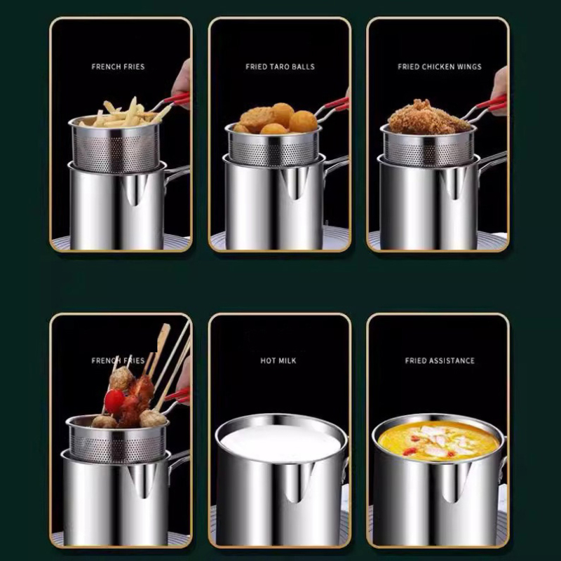 หม้อทอดสแตนเลส 304 พร้อมตะกร้า - Kitchen Appliances For Cooking บทวิจารณ์และราคา