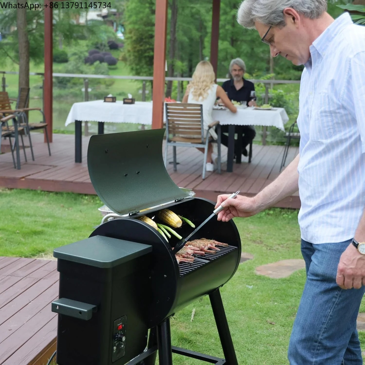 เตาบาร์บีคิวไฟฟ้าแบบเม็ดไม้ 8  - Electric Smoker Bbq บทวิจารณ์และราคา