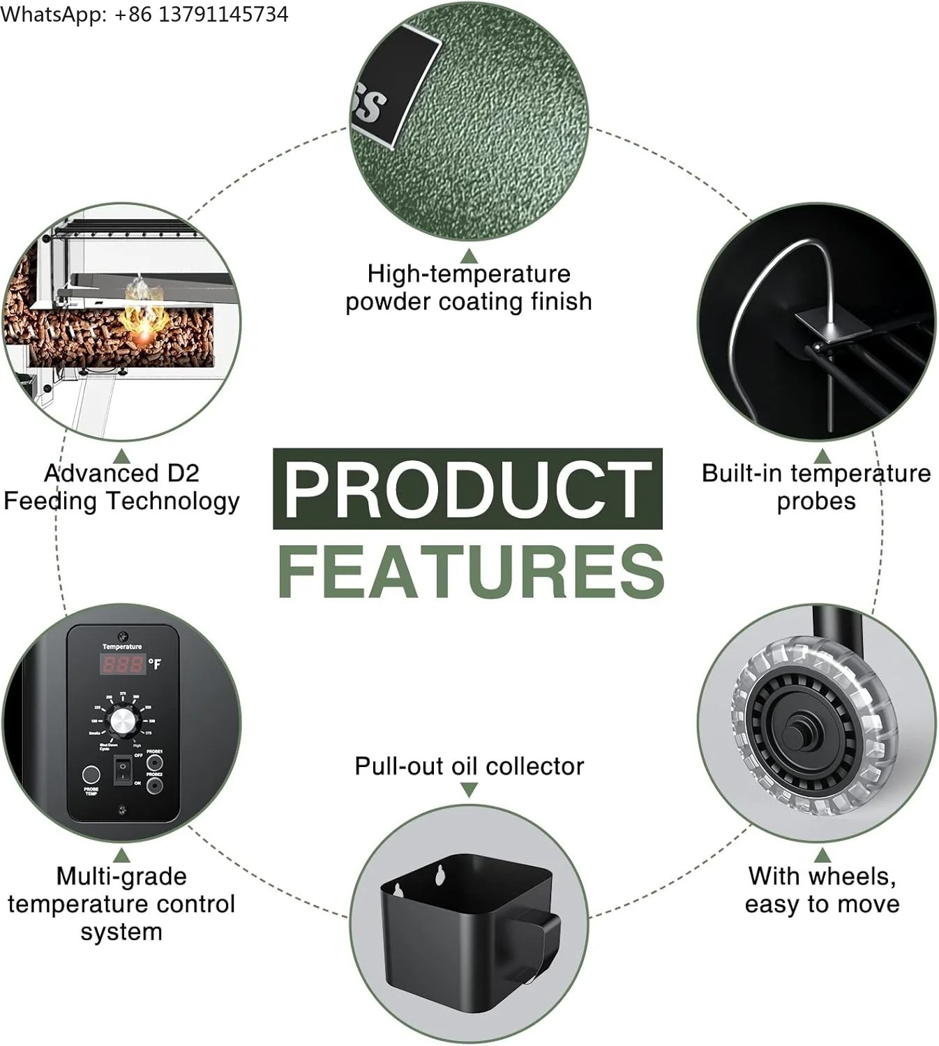 เตาบาร์บีคิวไฟฟ้าแบบเม็ดไม้ 8  - Electric Smoker Bbq บทวิจารณ์และราคา