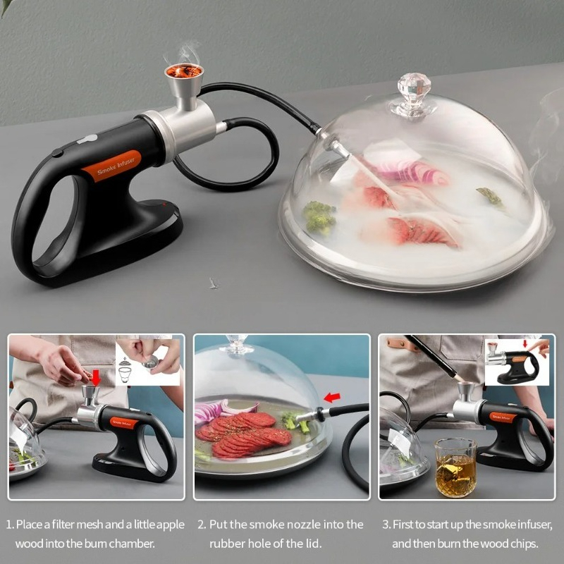 เครื่องรมควันไฟฟ้าแบบพกพา USB  - Electric Smoker Bbq บทวิจารณ์และราคา