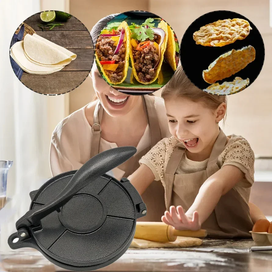 เครื่องทำตอร์ติญ่าเหล็กหล่อ ขน - Tortilla Press Cast บทวิจารณ์และราคา