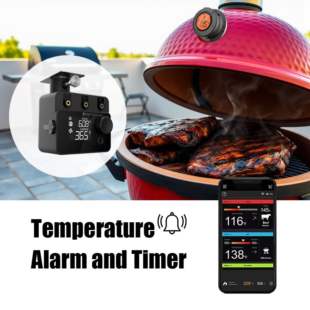 เทอร์โมมิเตอร์วัดอุณหภูมิเนื้อ - Electric Smoker Bbq บทวิจารณ์และราคา