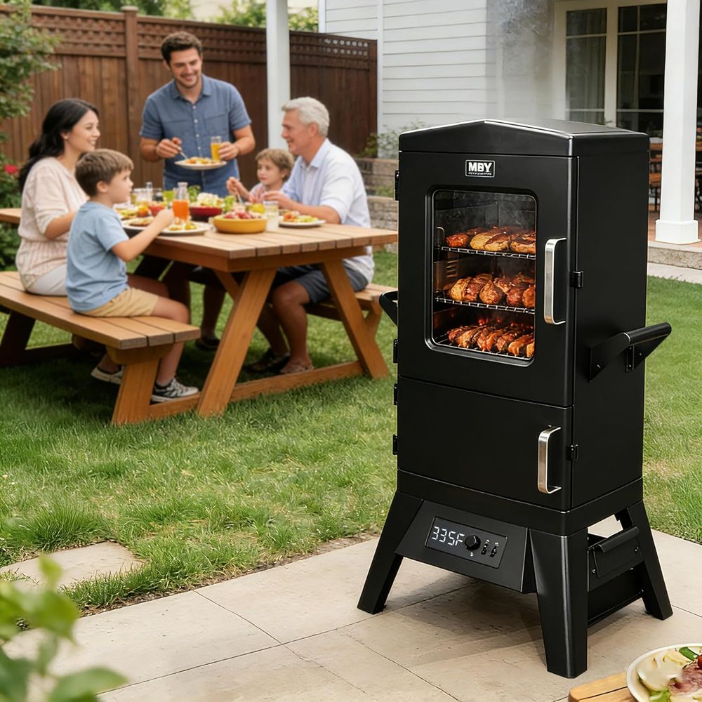 เตาย่างบาร์บีคิวไฟฟ้าขนาดใหญ่พ - Electric Smoker Bbq บทวิจารณ์และราคา
