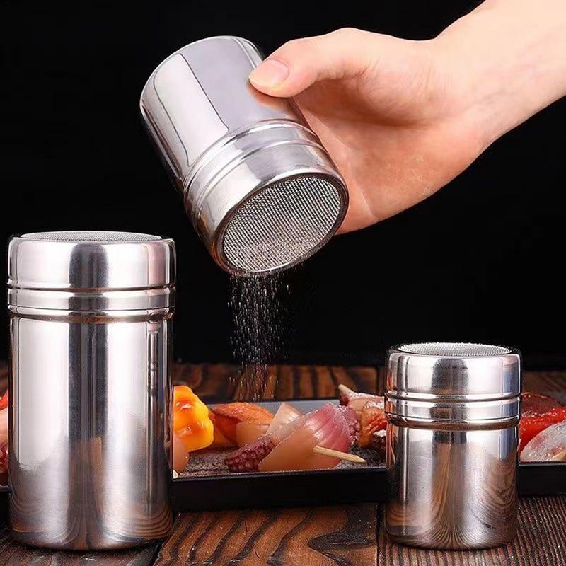 สแตนเลสสตีลผงสปริงเกลอร์ขวดแป้ - Kitchen Appliances For Cooking บทวิจารณ์และราคา