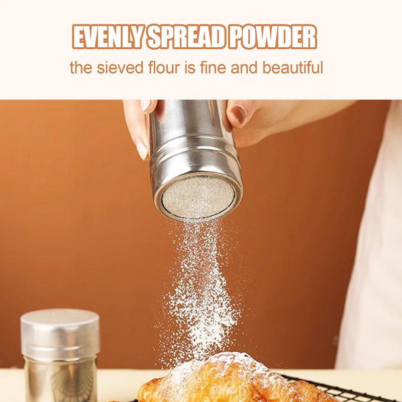 สแตนเลสสตีลผงสปริงเกลอร์ขวดแป้ - Kitchen Appliances For Cooking บทวิจารณ์และราคา