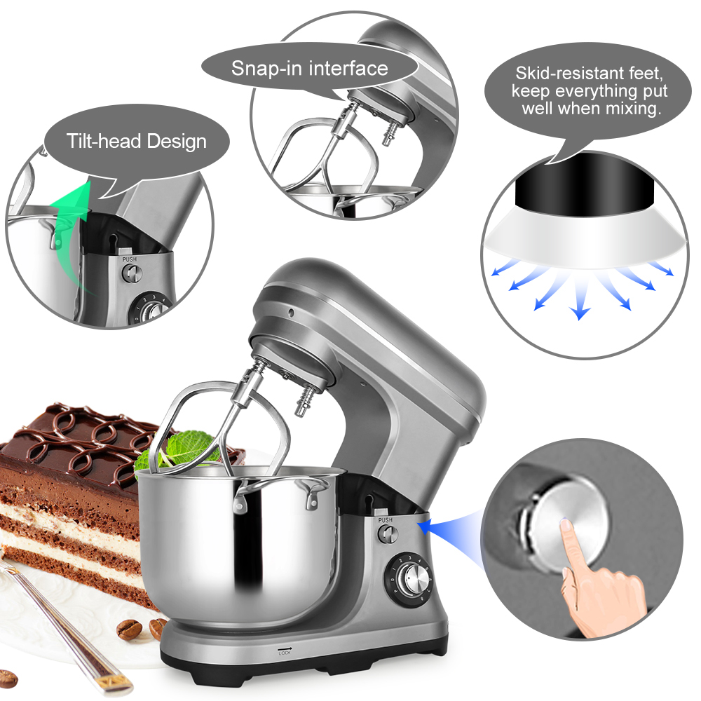 เครื่องผสมอาหารไฟฟ้าขนาดใหญ่ 1 - Kitchen Appliances Home บทวิจารณ์และราคา